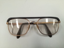 Gafas metálicas con tira de concha varón BARTUS_Mod 135