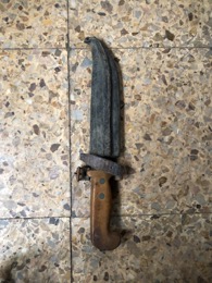 Cuchillo de caza | Puñal con funda cuero