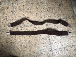 Bandas regulables con pinzas en extremo