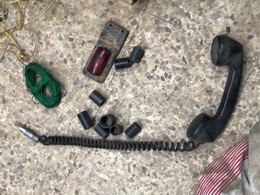 Auricular teléfono y componentes plásticos 