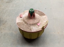 Garrafa de vidrio AYALENSE forrada con plástico | 16 litros | ⦵ 36 x h 43 cm
