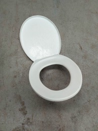 Tapa inodoro en plástico diseño oval | 37 x 46 x h 3 cm