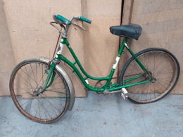 Bicicleta de varillas ORBEA señora | Verde Bianchi| Años 60