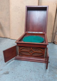 Caja acústica para gramófono o gramola | 49 x 42 x h 30 cm