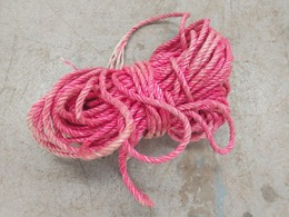 Soga_Cabestrante sintético color rojo 5 hebras nylon
