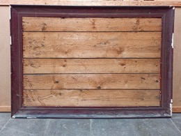 Marco grandes dimensiones con fondo madera | 121 x 85 x 5