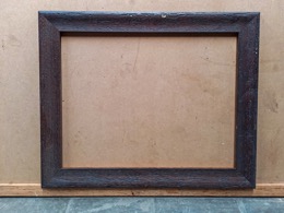 Marco madera oscura | 60 x 50 x 3 cm