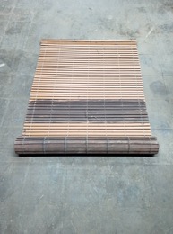 Persiana alicantina plástico marrón imitación madera | Ancho 110 x largo 225 cm