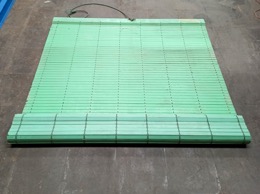 Persiana alicantina plástico verde claro | Ancho 150 x largo 180 cm
