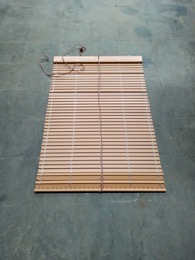 Persiana alicantina plástico marrón camel | Ancho 80 x largo 120 cm