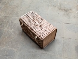 Cesta_Maletín mimbre rústico | 46 x 24 x 25 cm