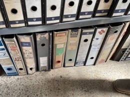 Lote de 10 archivadores variados diferentes épocas