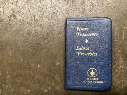 Libreta de bolsillo NUEVO TESTAMENTO_SALMOS Y PROVERBIOS | Azul