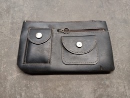 Estuche de bolsa escolar para lápices | Negro | 21 x 12 x 1 cm