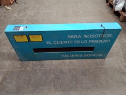 Cartel luminoso ART LUX_ Talleres SOFRON | 115 x 11 x h 50 cm