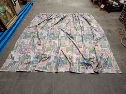 Cortina tela con motivos geométricos | 180 x 240 cm