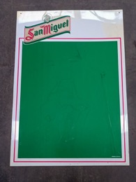 PIzarra laminada en plástico SAN MIGUEL | 50 x h 70 cm