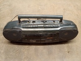 Radio Cassette doble pletina SONY Megabass | 55 x 12 x 21 cm