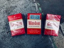 Cajetillas tabaco WINSTON | Años 80