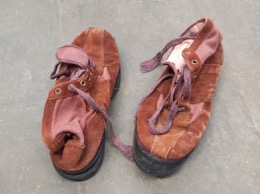 Botas Chiruca de tela y ante | Años 70 | Nº 41