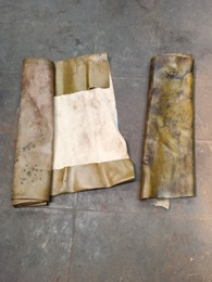 Rollos de tela tapicera patinada