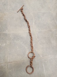 Cadena con 2 argollas y pasadores |  80 cm