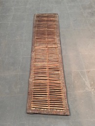 Estor de caña y piel de cabra | 195 x 50 x 3 cm