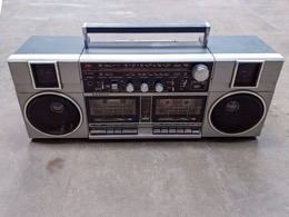 Radio Cassette Doble Pletina SANYO M-W2K BOOMBOX GETOBLASTER | Años 80