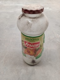 Botella cristal FRUCO Néctar Melocotón | 9 x 24 cm