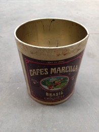 Bote_Lata metálica CAFÉS MARCILLA_500 gr | ∅ 11 x 15 cm