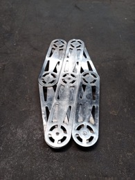 Salvamantel extensible acero inoxidable | 12 x 2 x h 26 cm