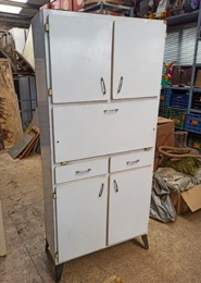 Mueble exento de cocina blanco | 80 x 35 x h 176 cm