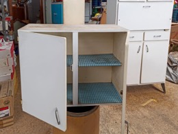Mueble de cocina blanco para colgar |  80 x 35 x h 59 cm