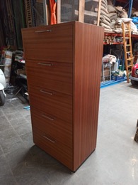 Mueble archivador 5 puertas abatibles a juego con escritorio | 89 x 53 x h 165 cm