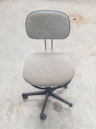 Silla de despacho giratoria gris | 59 x 45 x h 87 cm | Años 70-80
