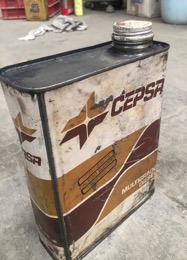 Lata 2 L multigrado diesel CEPSA | 17 x 6,5 x h 21 cm
