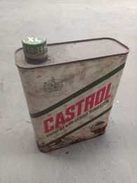 Lata CASTROL motor oil LIQUID TUNGSTEN