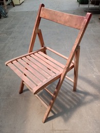 Silla plegable de madera | 53 x 43 x h 79 cm