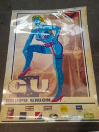Poster GRUPO UNION con hoja de transferencia | 48 x h 68 cm