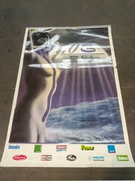 Poster chica espacial con hoja de transferencia | 48 x h 69 cm