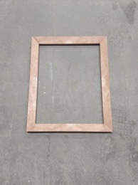 Marco de caseta madera clara | 33 x 2 x h 39,5 cm