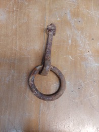 Argolla con soporte para pared | 15 x 6 x 3 cm