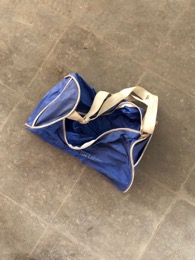 Bolsa deportiva azul