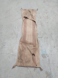 Alforja de tela rayada |  40 x h 126 cm