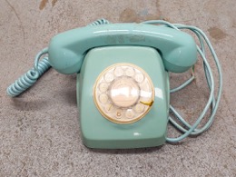Teléfono fijo de sobremesa CITESA_ Modelo HERALDO | Azul turquesa
