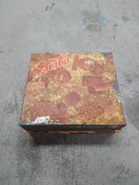 Lata de  GALLETAS BIRBA | 23,5 x 21,5 x h 9 cm