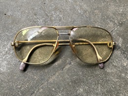 Gafas varón montura oro CARTIER Romance Vendome Aviator | Años 80