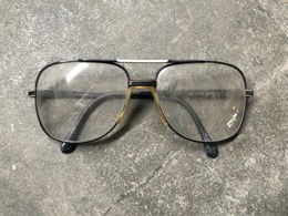 Gafas metálicas varón negras ADAGIO Vienna | Años 80-90