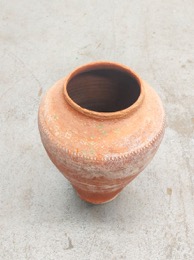 Tinaja de barro cocido | ⦵ 27 x h 40 cm