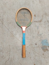 Raqueta tenis de  madera  | Años 70.